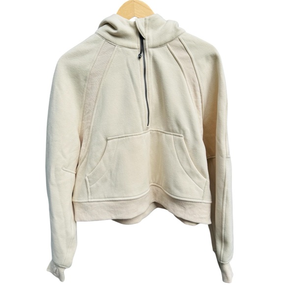LULULEMON Oversized Scuba Hoodie Half Zip Logo Soft Cozy Women’s Size 8 - Picture 5 of 11